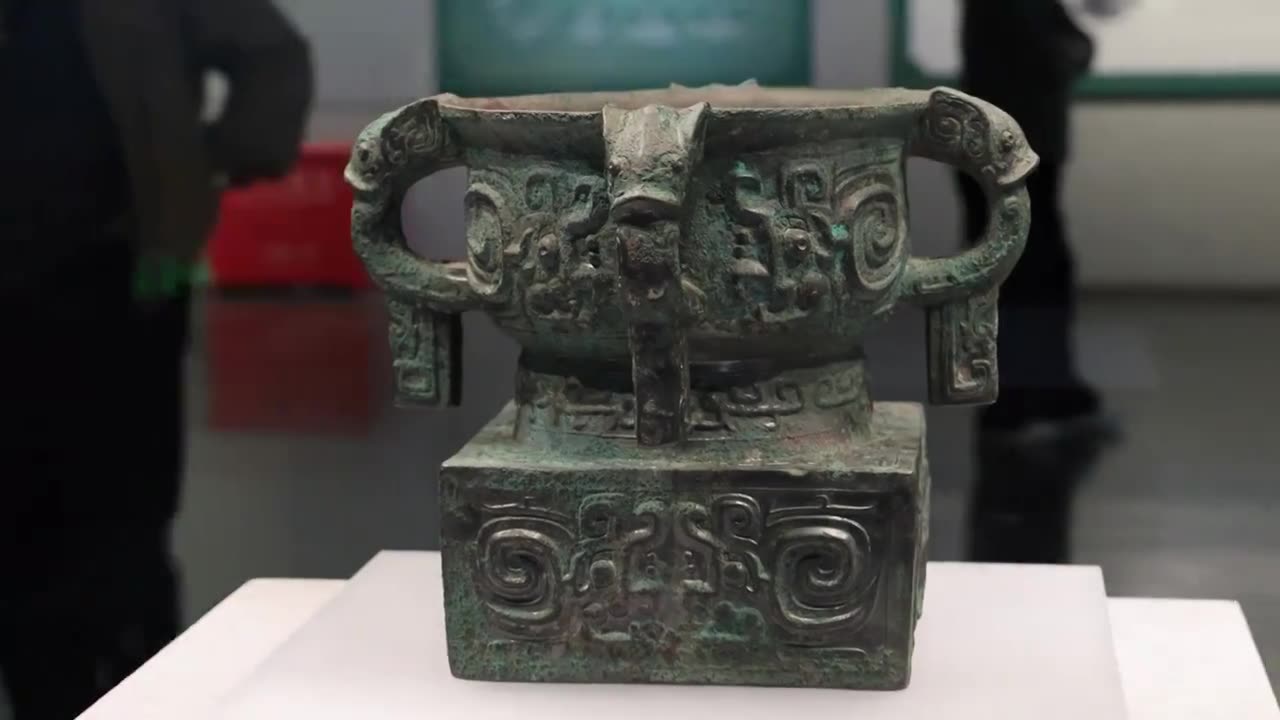 西周天亡簋视频素材画面1