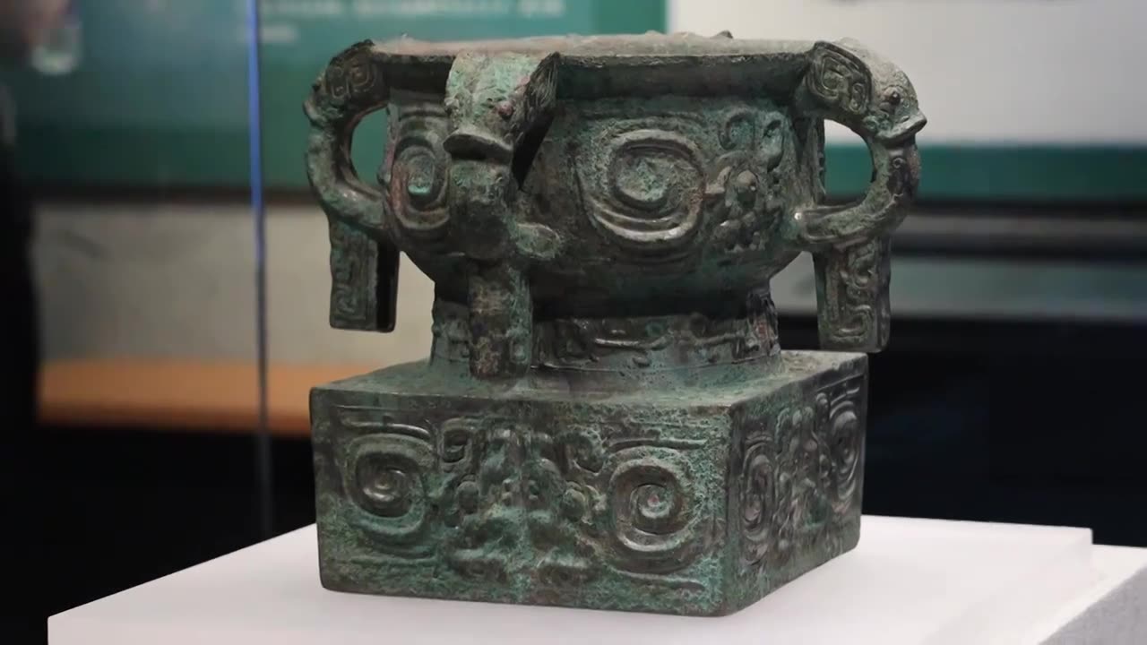 西周天亡簋视频素材画面1