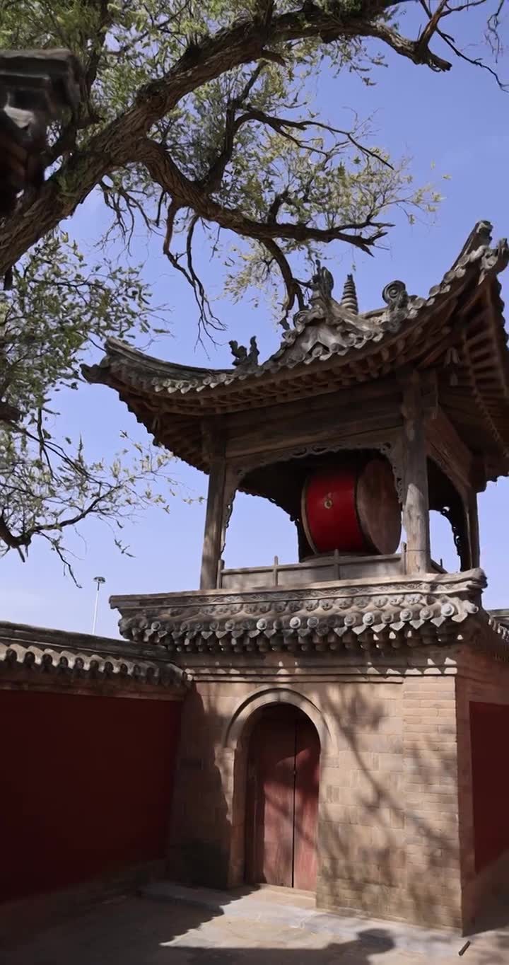 山西忻州繁峙三圣寺视频素材画面1