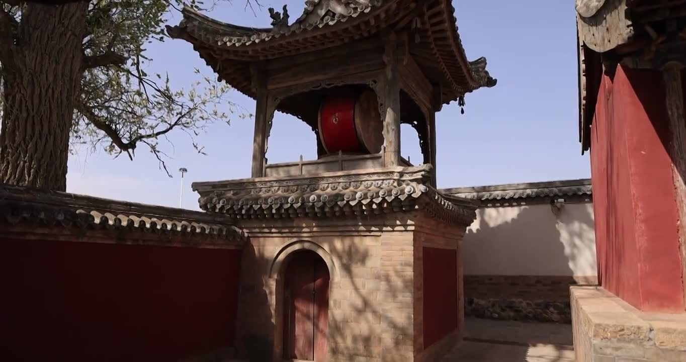 山西忻州繁峙三圣寺视频素材画面1