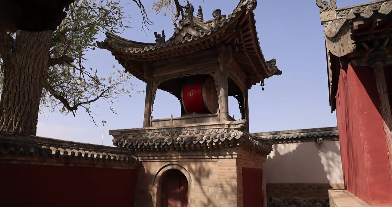山西忻州繁峙三圣寺视频素材画面3