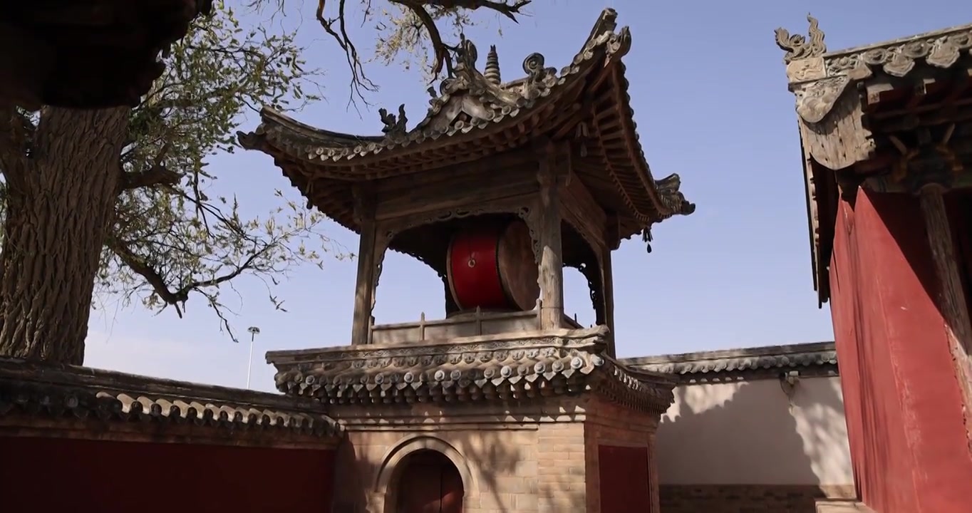 山西忻州繁峙三圣寺视频素材画面4