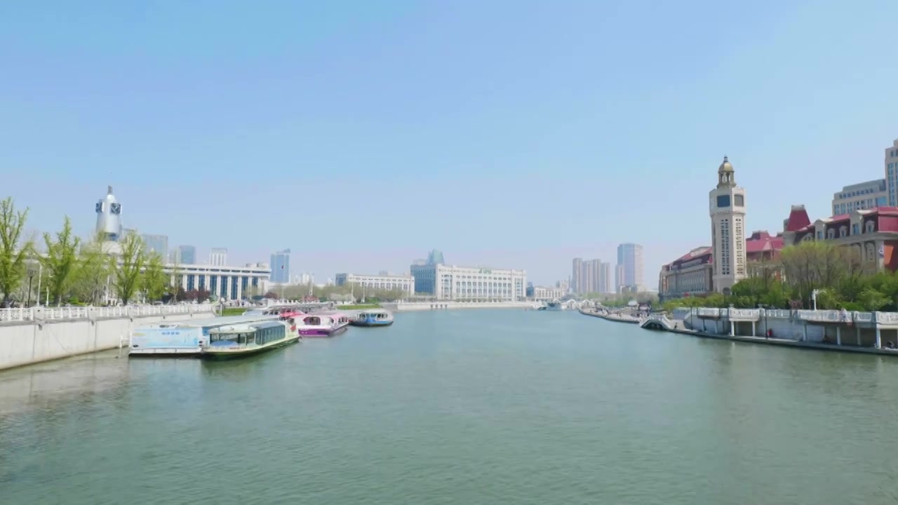 天津站城市风光视频素材画面3