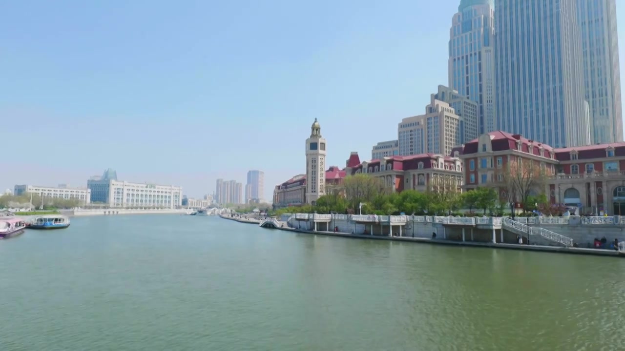 天津站城市风光视频素材画面4