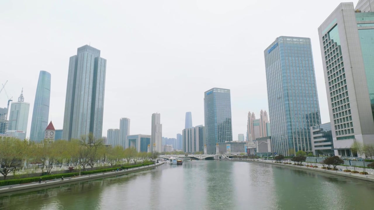 天津城市风光视频素材画面4