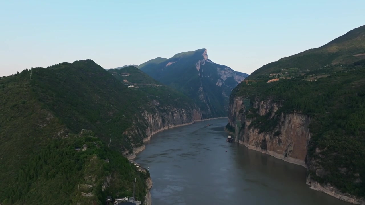 夔门航拍视频素材画面4