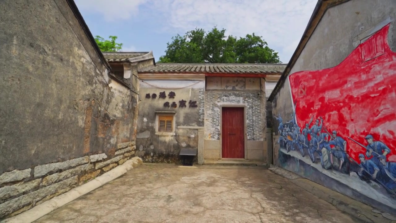 深圳大鹏古城老巷子视频素材画面3