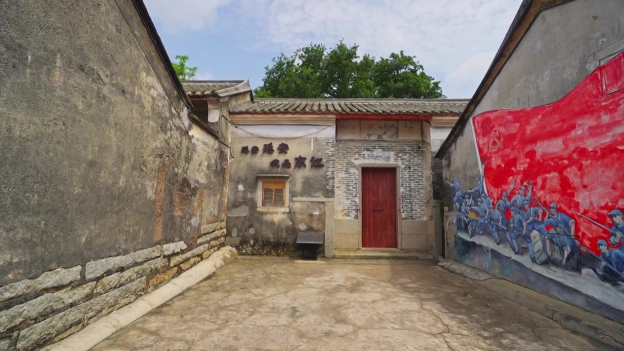深圳大鹏古城老巷子视频素材画面4