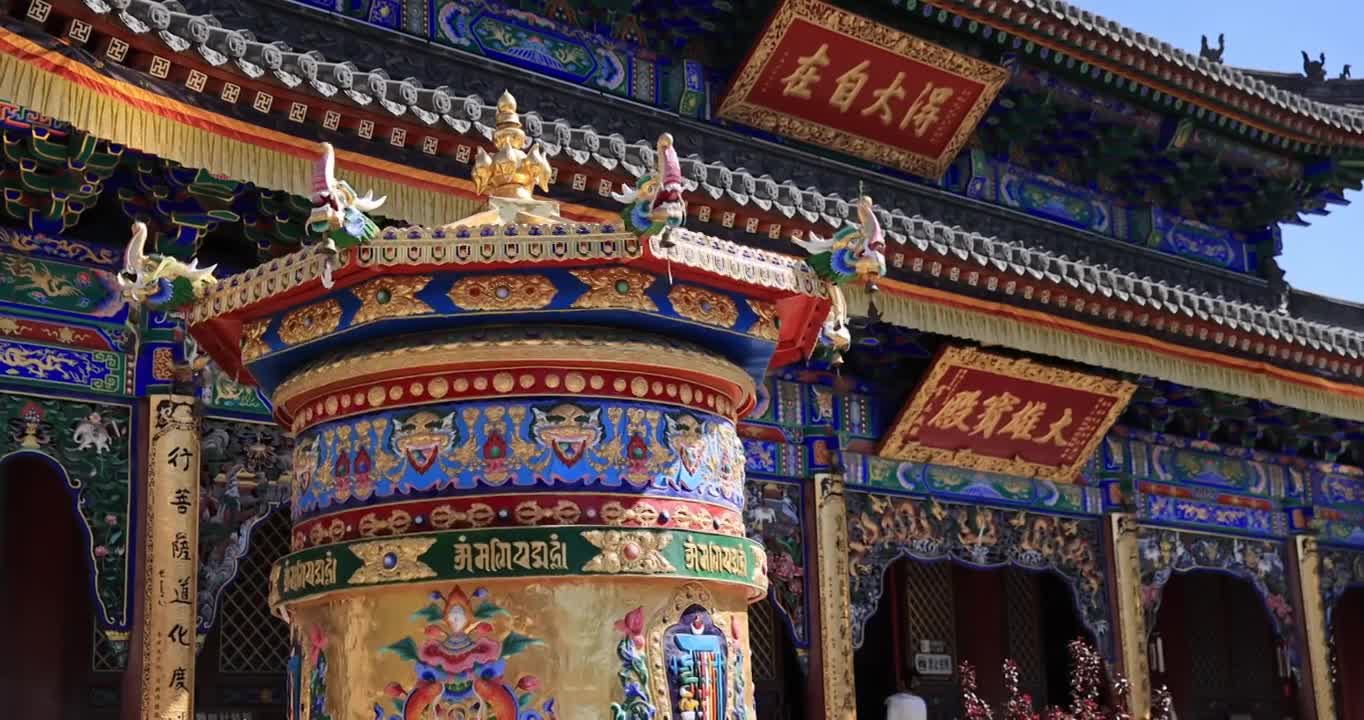 合集-山西五台山文殊菩萨道场视频素材画面1