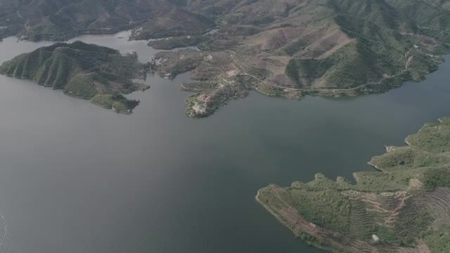 河北承德宽城潘家口水库视频素材