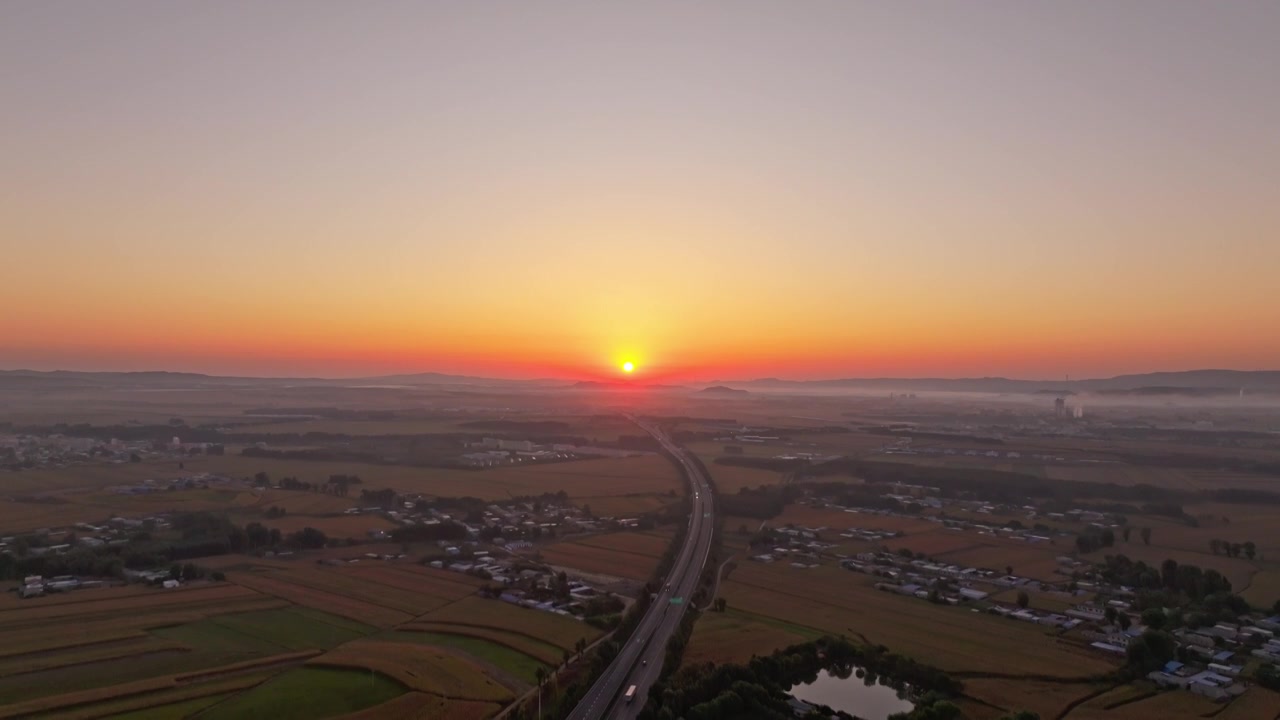 日出日落夕阳视频素材画面3