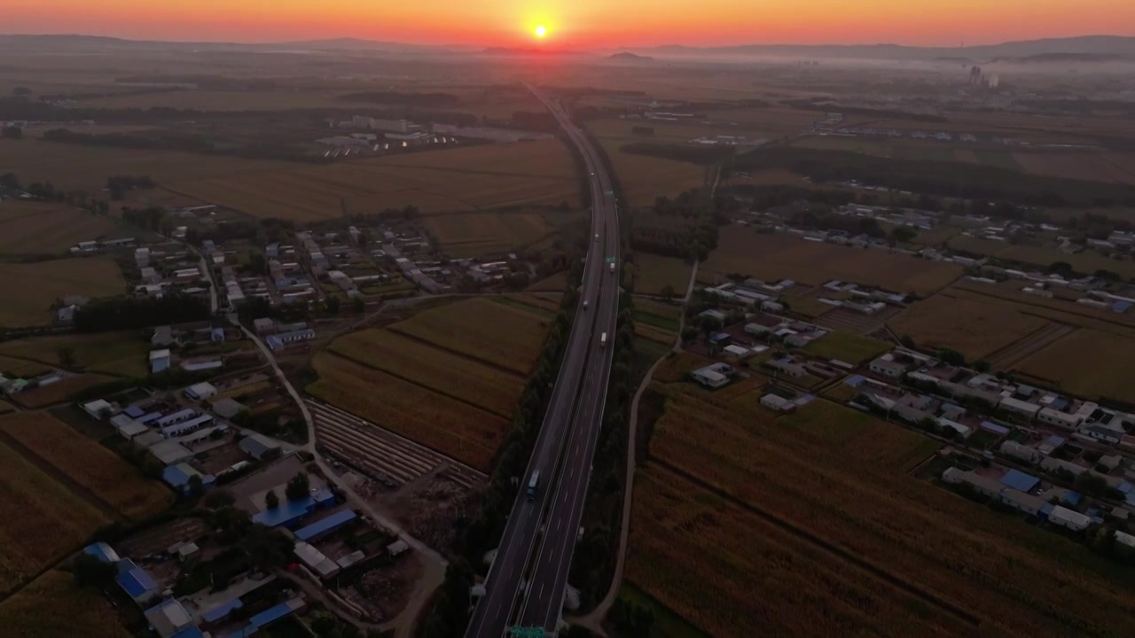 日出日落夕阳视频素材画面1