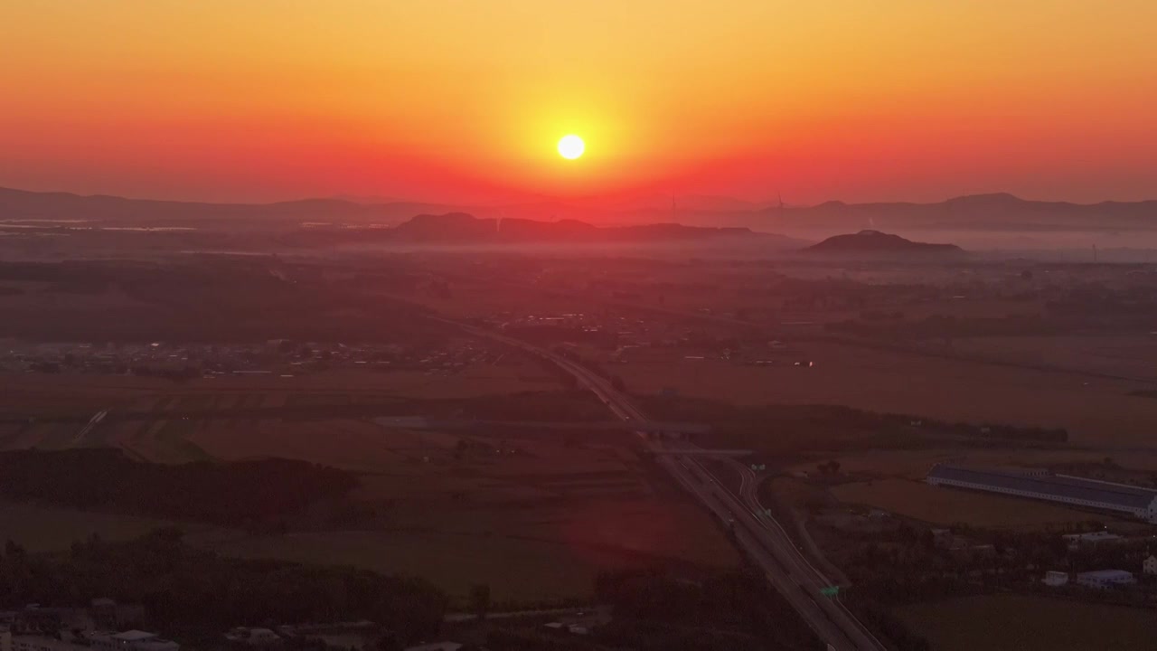 日出日落夕阳视频素材画面3
