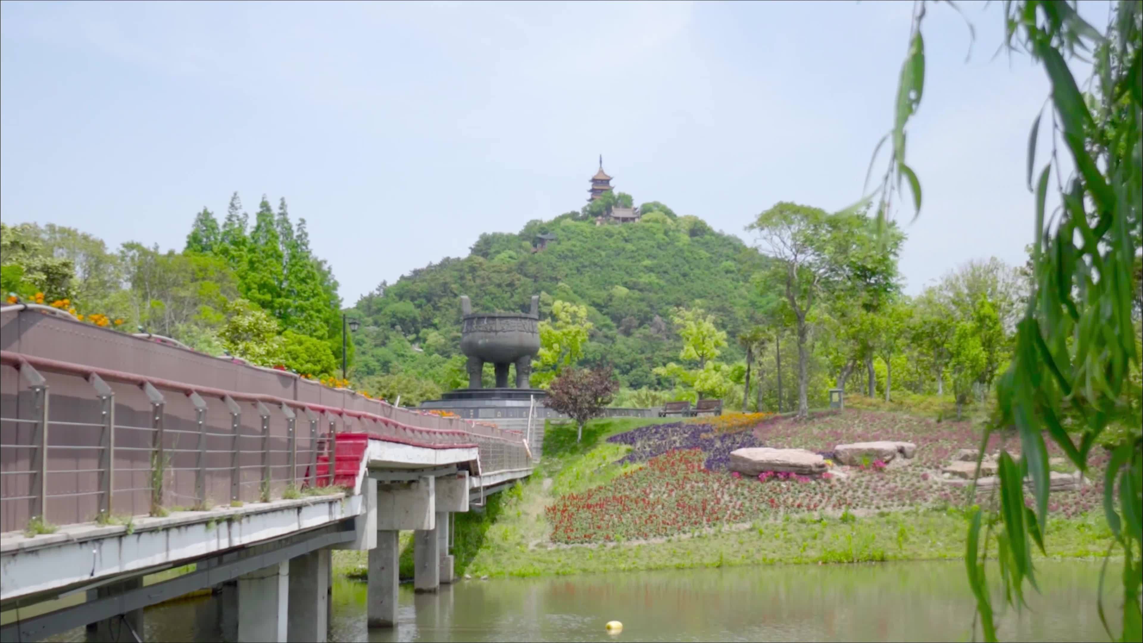 狼山春色4K视频素材画面1