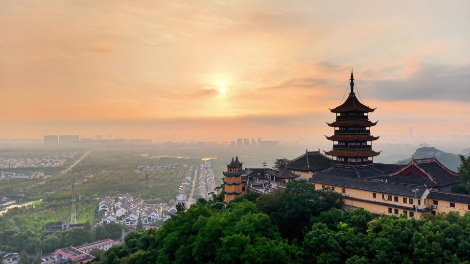 南通狼山风景名胜区风光视频素材画面1