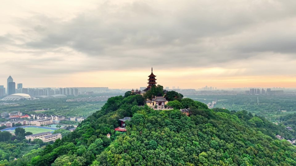 南通狼山风景名胜区风光视频素材画面4