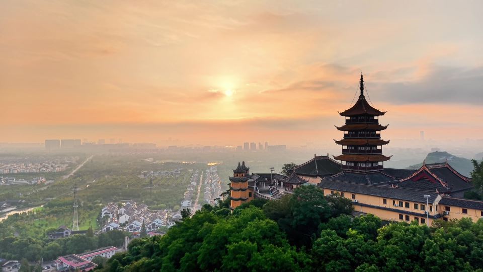 南通狼山风景名胜区风光视频素材画面1
