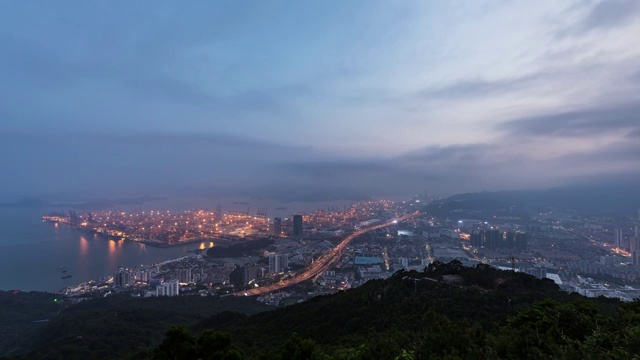 深圳盐田港视频素材