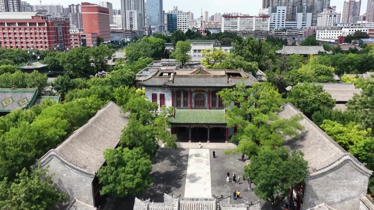 山西督军府旧址(晋商博物院)视频素材画面3