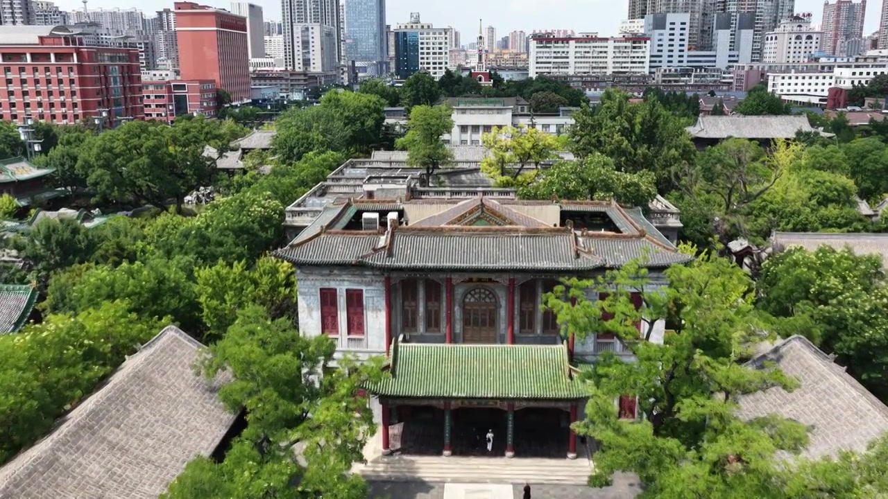 山西督军府旧址(晋商博物院)视频素材画面4