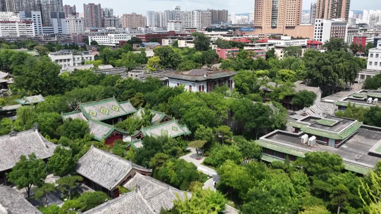 山西督军府旧址(晋商博物院)视频素材画面1