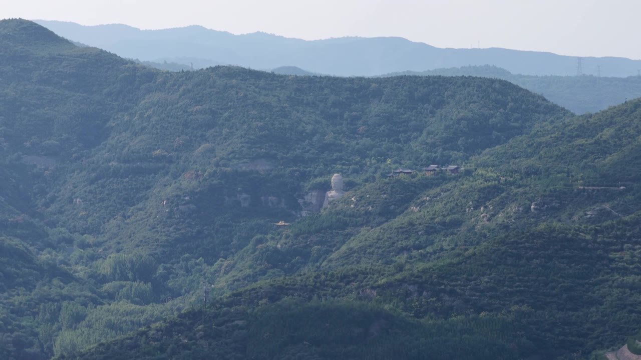 太原蒙山大佛视频素材画面1