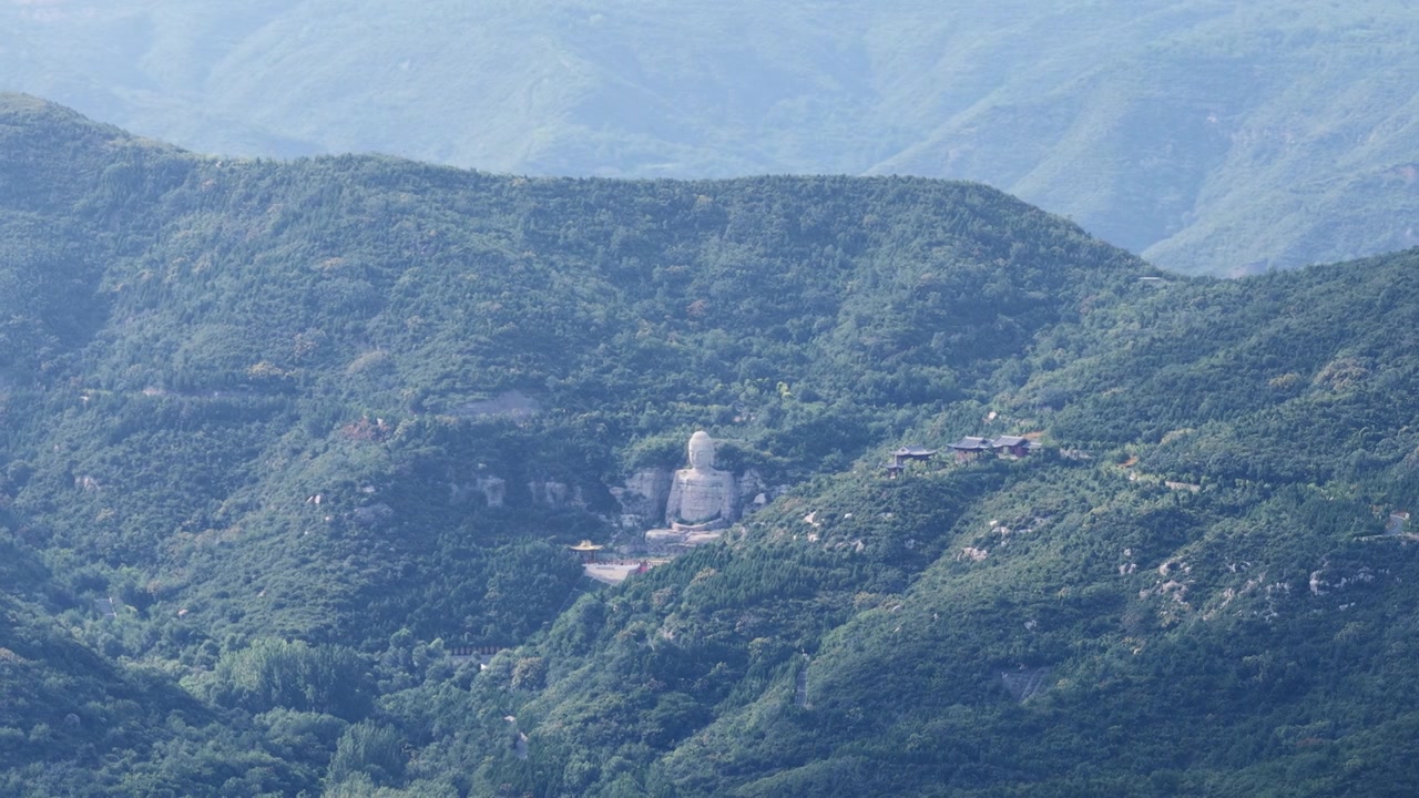 太原蒙山大佛视频素材画面3