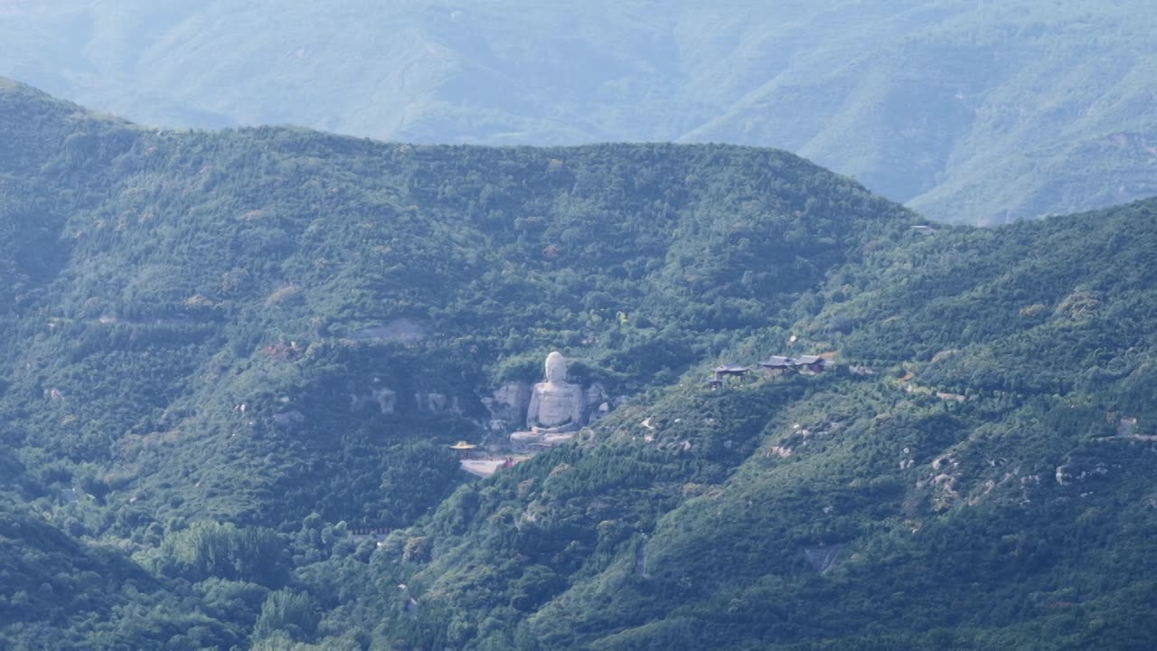 太原蒙山大佛视频素材画面4