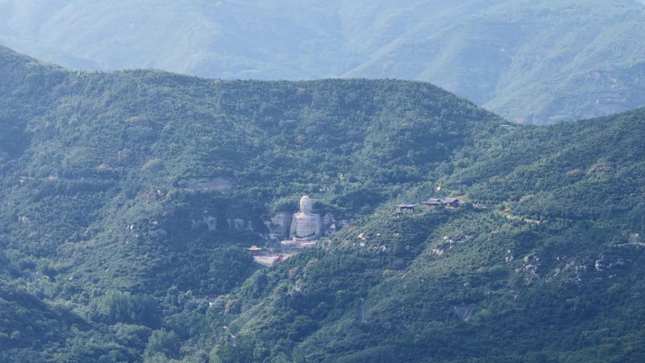 太原蒙山大佛视频素材画面1