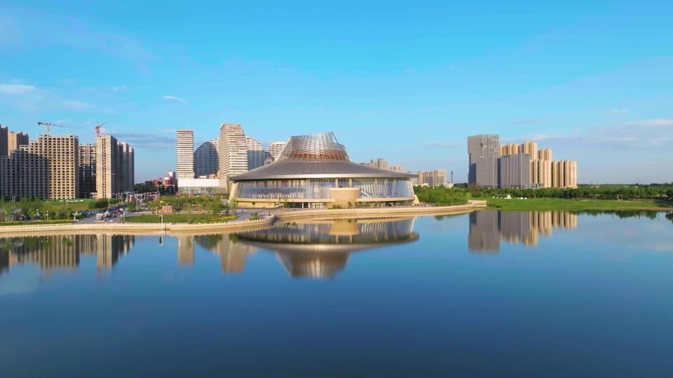 东湖：关汉卿大剧院3视频素材画面1