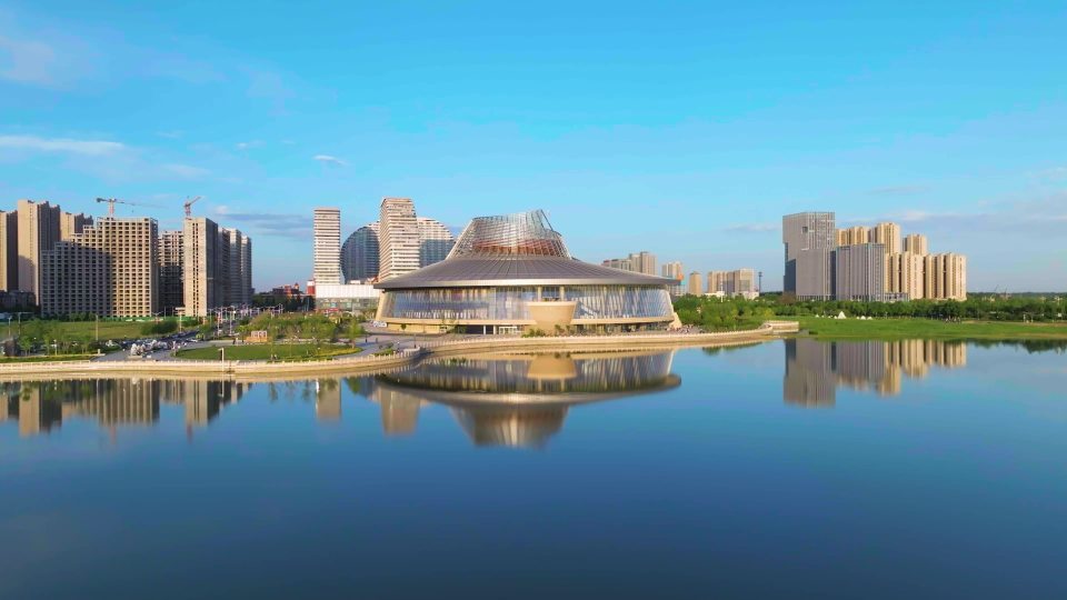东湖：关汉卿大剧院3视频素材画面2