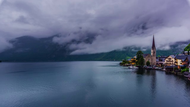 雨中的哈尔施塔特视频下载