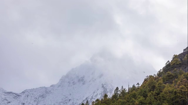 稻城亚丁雪山视频素材