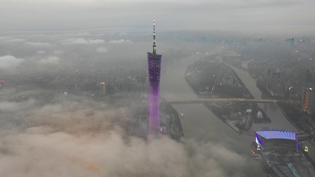 云上广州视频素材画面2
