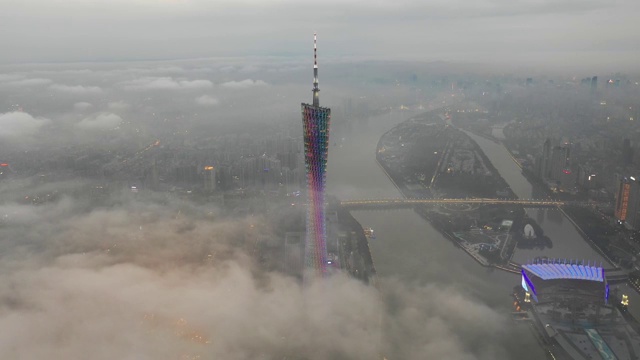 云上广州视频素材画面3