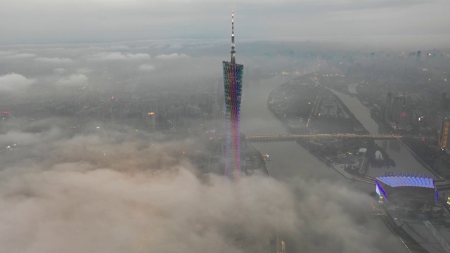 云上广州视频素材画面4