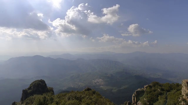 独家：北京房山百花山主峰之秋美景如画 百花山自然保护区视频下载