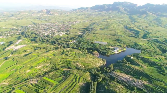 河北省邢台丘岭地形视频素材