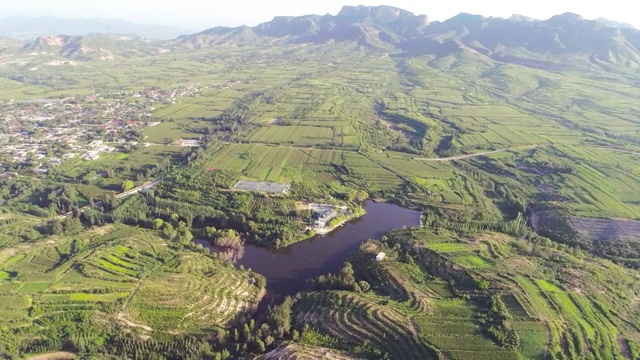 河北省邢台丘岭地形视频素材