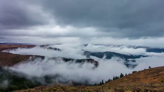 川西高原云海风光视频素材