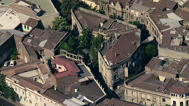 2010年，空中高层建筑在城市/圣地亚哥，Gran Santiago，智利视频素材