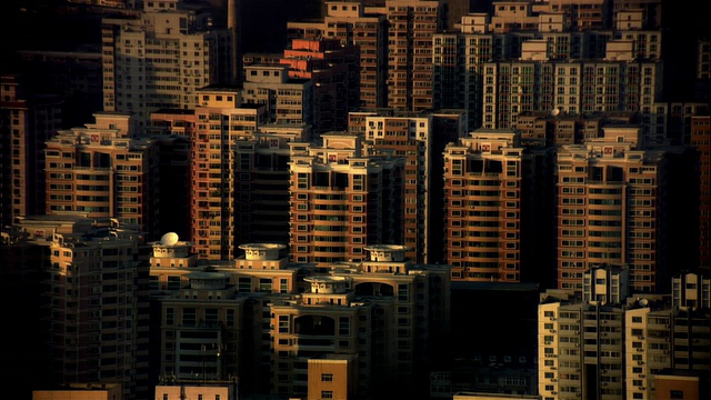 MS, HA, Cityscape at sunset，北京，中国视频素材