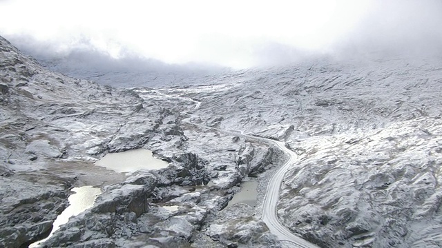 冬季道路天线视频素材