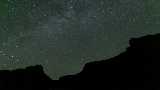 T/L WS星空/鲍威尔湖，犹他州，美国视频素材