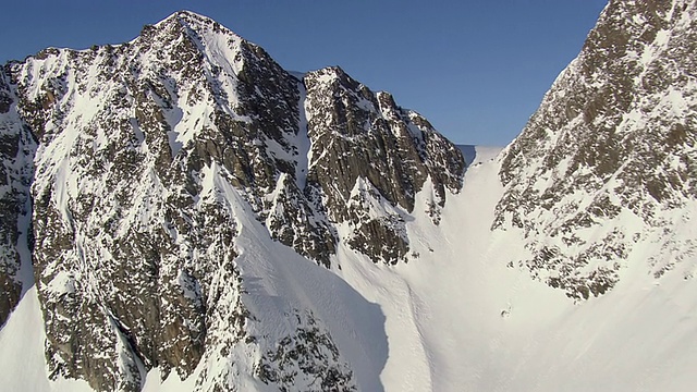 Titlis /瑞士的WS鸟瞰图视频素材