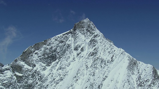 马特洪山/瑞士的WS鸟瞰图视频素材