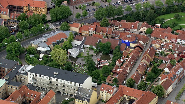 Hans Christian andersen House / Fyn，丹麦，WS AERIAL ZI ZO视频素材