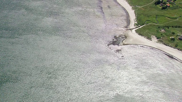 Strandby / Nordjylland，丹麦，WS AERIAL ZI视图视频素材