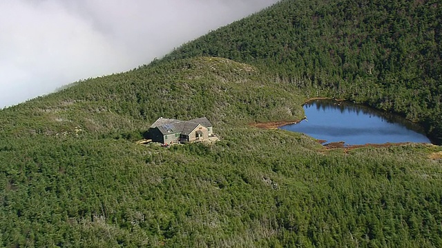 美国新罕布什尔州自由山基地的水槽视频素材