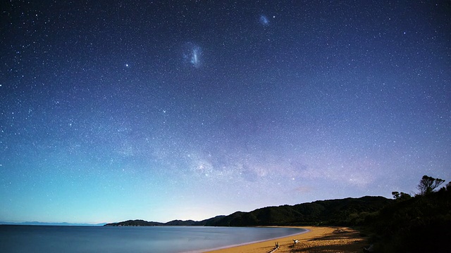 时间流逝:南方夜空视频素材